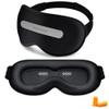 Blackout Eye Mask for Sleep, Women Men Sleeping Mask for Lash Extensions, 3D Contoured Eye Cover for Side Sleepers, FACEMOON Blindfold with Magnetic Blackout Strip, Travel, Night, Airplane view 1