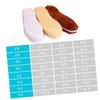 minkissy 3pairs Plush Insoles for Foot Care Thick Warm Shoe Pads Simulation Wool Design Random Colors Essential for Cold view 3