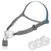 3B Medical Rio II Nasal Pillow Mask Starter Pack (Small, Medium, Large), Clear view 1