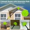 CALBEAU 15 Foot Dusters for Cleaning, Duster with Extension Pole 7-15ft, Microfiber Feather Duster Used for Cleaning Ceiling Fan, High Window, Blinds, Shutters, Sofa, Cobweb Duster for Home (14 PCS) view 3