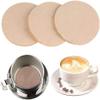 100 Pcs Brown Coffee Filters Paper Coffee Filter Moka Pot Filter Paper Universal Replacement Coffee Filter Compatible with Coffee Maker Coffee Machine Accessories view 2
