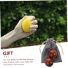 TOVINANNA Smooth Wooden Massage Balls for Hand Exercise Portable Stress Relief Therapy Balls Pearwood Storage Bag for Elderly and Home Decor view 2