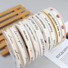 100 Yards/Roll Personalized Twill Contton Ribbon, Custom Logo Cotton Ribbon Wedding Favors Birthday Party New Years Christmas Gifts Accessories For Flowers, Gift Wrap Handmade DIY Sewing Fabric(50mm x view 2