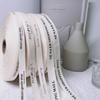 100 Yards/Roll Personalized Twill Contton Ribbon, Custom Logo Cotton Ribbon Wedding Favors Birthday Party New Years Christmas Gifts Accessories For Flowers, Gift Wrap Handmade DIY Sewing Fabric(20mm x view 3