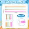 2000Pcs Snow Cone Spoon Straws,Disposable Plastic Straw,Flexible Drinking Spoon Straws(Mixed Bright Colors) view 2