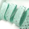 FAZAIQILUO Foil Printed Elastic Spandex Woven Band Sewn Edge Bracelet Clothing Accessories and Decorations view 1