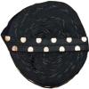 FAZAIQILUO Foil Printed Elastic Spandex Woven Band Sewn Edge Bracelet Clothing Accessories and Decorations view 2