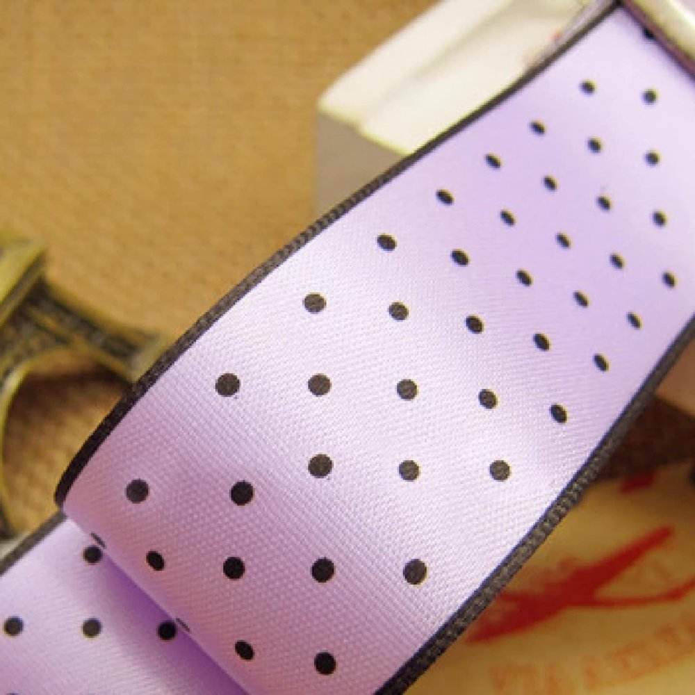 FAZAIQILUO Handmade 25mm Black Ribbon DIY Handle
