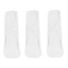 Ipetboom 3pcs Reusable Menstrual Pads Soft Cotton Cloth Sanitary Napkins Snap Closure for Comfortable Daily Use for Travel and Hiking view 1