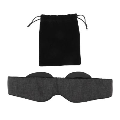 3D Contoured for Women Men,Light Blocking Memory Cotton Sleeping Eye Pad with Storage Bag for Travel, Meditation, Side Sleeper