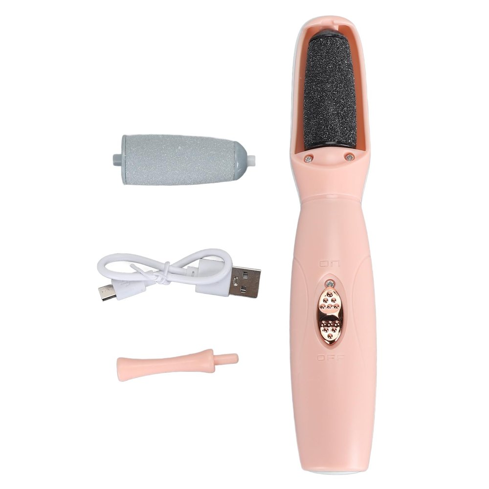 TARSHYRY Electric Foot Callus Remover,360 Rotating Dead Skin Removal Rechargeable Pedicure Tools Foot Grinder for Hard Cracked Dry Skin (Pink)