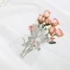 PartyKindom 50 Pcs Bouquet Water Retainer Bags - Clear Plastic Bouquet Wrapping Sleeves - Floral Water Tubes Florist Floral Arranging Packaging Supplies 10X6 Inch view 2