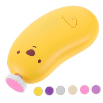 WOONEKY Electric Nail Trimmer Grinding Heads Led Light Nail File Manicure Tool
