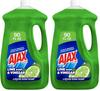Ajax Dish Soap, Liquid, Vinegar and Lime | 90 oz Bottle | Pack of 2 | Ultra Formula view 1
