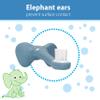 Dr. Brown's Infant-to-Toddler Toothbrush, Soft and Safe Baby Training Brush, Elephant, Blue, 0-3 years, 2 Pack view 4