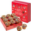 Birthday Gift Basket | Cupcakes Bakery Fresh [9 Count] | Mini Rainbow Sprinkle Cupcakes Individually Wrapped | Birthday Treats for Kids, Men, Women| Kosher, Nut Free | Sterns Bakery view 1