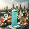 Brew Glitter Edible Drink Glitter Pump 1x 4g for Cocktails, Beer, & Beverages (Color Changing Teal) view 2