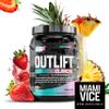 Nutrex Research Outlift Clinical | Clinically Dosed Pre Workout Powder with Creatine, 8G Citrulline, EAA | Energy, Performance, Pump Preworkout | Pineapple and Coconut | (22 Servings, Miami Vice) view 4