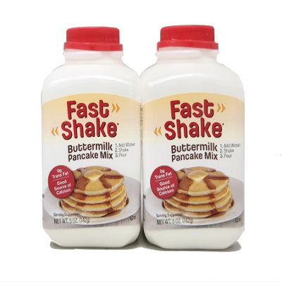 2 pack of Fast Shake Pancake Mix 5oz containers (Buttermilk)