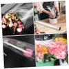 FRCOLOR 1roll Clear Cellophane Wrap Film Transparent Opp Wrapping Film for Flowers Crafts and More for Weddings Snacks Baskets and Handicrafts view 3