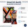 THEARG THE ARG | Snack Pack x10 Almond & Walnut | Snacks Bars Natural Protein Bars - Healthy Snacks for Adults Groceries Food view 3