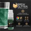 Brew Glitter Edible Drink Glitter Pump 1x 4g for Cocktails, Beer, & Beverages (Dark Green) view 4