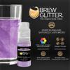 Brew Glitter Edible Drink Glitter Pump 1x 4g for Cocktails, Beer, & Beverages (Light Purple) view 3