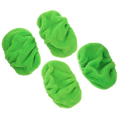Ciieeo 4pcs Microfiber Mop Pads Replacement Water Absorption Easy to Clean Removable and Washable Mop Parts for Efficient Floor Cleaning