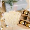 FOMIYES 4 Filler Paper Gift Basket Supplies Basket Stuffing Shredding Filling Stuffing for Gift Boxes Gift Filling Gift Filler Crinkle Paper Shredded Paper Packing Paper for Shipping, Beige view 3