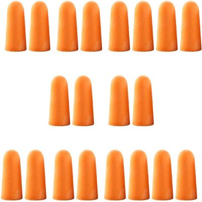 20Pcs Yellow Ultra Soft Foam Earplugs,Tapered Comfortable Ear Plugs Foam Ear Plugs for Travel Sleeping Ear Care