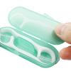 Coufce Travel Dental Floss Picks Professional Teeth Cleaning Tool Portable Flosser Dispenser with Toothpicks Includes 2 Storage Cases(20Pcs) view 3