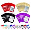 400 Pack Mylar Bags with Clear Window,Mini Holographic Ziplock Foil Pouch Bags for Small Business view 1