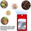 400 Pack Mylar Bags with Clear Window,Mini Holographic Ziplock Foil Pouch Bags for Small Business view 3