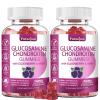 Putaojun Glucosamine Chondroitin Supplements with MSM & Elderberry | Glucosamine Chondroitin Gummy for Adults & Women Men | Glucosamine chondroitin Gummies Extra Strength | Joint Supplement | 2 Pack view 1