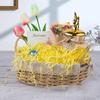 Caleihd Crinkle Cut Paper Grass Cushion Paper Streamer for Christmas Wedding Birthday Bridesmaid Engagement Craft Gift Boxes Bags Filler Decoration 4.5oz Yellow view 4