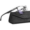 ANYLUV Reading Glasses Men Women Blue Light Blocking, Premium Mens Reading Glasses Al-mg Frame with Spring Hinge Anti Glare view 1