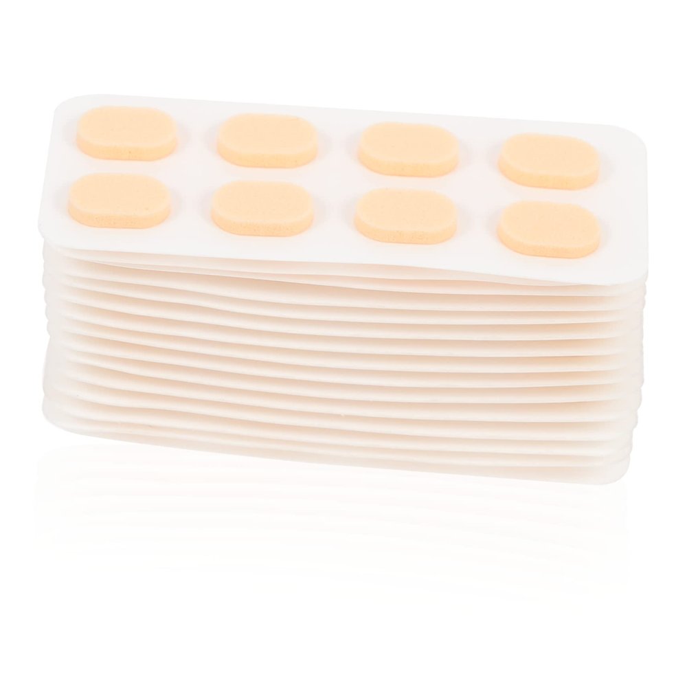 COOLHIYA 60pairs Glasses Nose Pads Comfortable Eva Sponge Support Cushions for Glasses Sunglasses and Optical Frames Non- Design for Enhanced Stability and Comfort