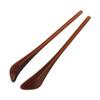 HALLMERS 1 Pair 2pcs 7cm x 1mm Slot Brown Plastic Temple End Ear Hook Glasses Replacement Part - Anti Non Slip Eyeglass Tips Frame Eyeglass Insert Eye Wear Specs Reading Spectacles Piece Repair view 1