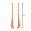 HALLMERS 1 Pair 2pcs 7cm x 1mm Slot Khaki Plastic Temple End Ear Hook Glasses Replacement Part - Anti Non Slip Eyeglass Tips Frame Eyeglass Insert Eye Wear Specs Reading Spectacles Piece Repair view 2