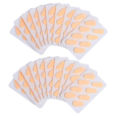 COOLHIYA 80pairs Skid Eyeglass Nose Pads Self-Adhesive Sponge Cushion for Comfortable Wear Compatible Frames Skin-Friendly Repairing Accessories