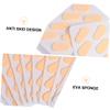 COOLHIYA 80pairs Skid Eyeglass Nose Pads Self-Adhesive Sponge Cushion for Comfortable Wear Compatible Frames Skin-Friendly Repairing Accessories view 2