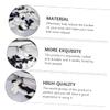 COOLHIYA 20pairs Silicone Glasses Nose Pads Comfortable Eyeglass Cushion Replacements for Non-Slip Fit Black Easy to Install view 2