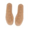 minkissy 1pair Warm Cold Insoles Thickened Comfortable Sheep Inserts for Boots Men Women Light Brown Sweat - for Cold Weather view 1