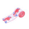 4th of July Patriotic Burlap Ribbons Red White Blue Fabric Ribbon with USA Flag Stars Stripes Truck Print for Wreath Bows Wrapping 2.5" X 5.4 Yards Memorial & Independence Day DIY Crafts Supplies (C) view 1