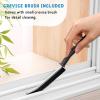 Deck Brush with Long Handle, Floor Scrub Broom for Shower, 50'' Outdoor Scrubber for Carpet, Boat, Patio, Garage, Concrete Cleaning view 3