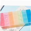 minkissy 2pcs Colorful Detachable Pill Organizer with Compartments for Weekly Medication Management Portable Medicine Case for Easy Daily Use for Vitamins and Supplements view 4