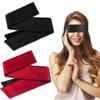 2pcs Silk Satin Blindfold for Women Adults Bedroom Couples Eye Soft Sleep Mask Eye Cover Travel Nap Valentine's Day Play Games Christmas Sleeping Sexy Blind Fold 155cm / 62in view 1