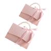Beavorty 2pcs Flower Bouquet Packing Box with Chain Box for Jewelry Candies and Presents for Weddings Valentine Day and Birthdays view 1