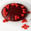ANDY ANAND CHOCOLATIER Exquisite 9" Chocolate Raspberry Cake 9" with Real Chocolate Truffles, Made Traditionally for Luxurious Creaminess, Birthday, Wedding, Anniversary (2.8 lbs) view 3