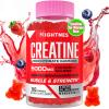 Creatine Monohydrate Gummies for Men & Women - Creatine Pre-Workout Gummies with Taurine & Vitamin B6 B12 for Maximum Strength, Muscle, Energy, Endurance & Focus, Organic, Vegan-60 Count view 1